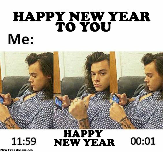 funny happy new year meme