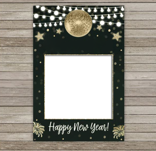 2024 Happy New Year Picture Frames