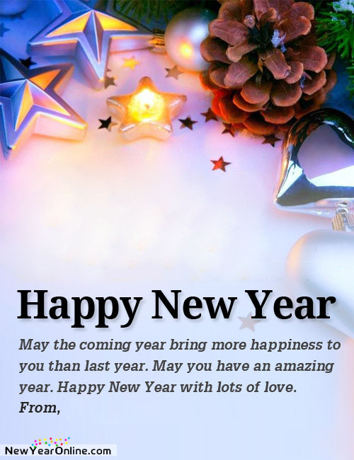 Create Happy New Year Wish With Name