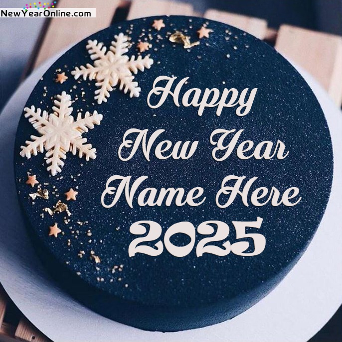 New Year Cake 2025 Design